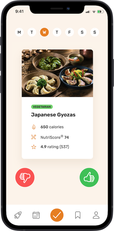 iphone app preference selction screen