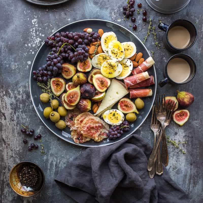 photo of beatifully arranged food