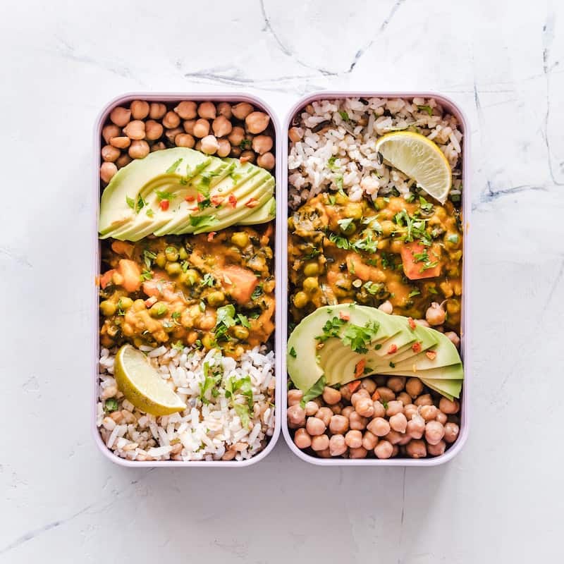 photo of beatifully arranged food